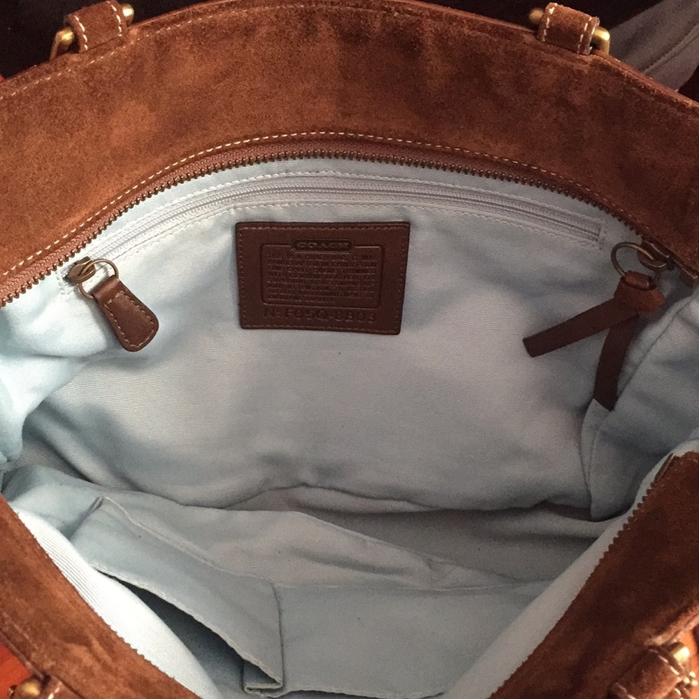 Suede purse - Picture 3 of 6